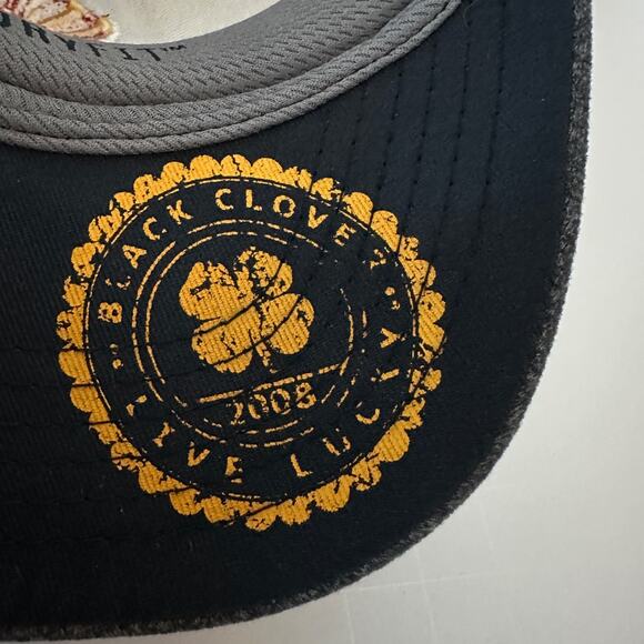 black clover live lucky arizona flag hat l xl memoryfit flexfit rolly rule gray - Picture 13 of 14